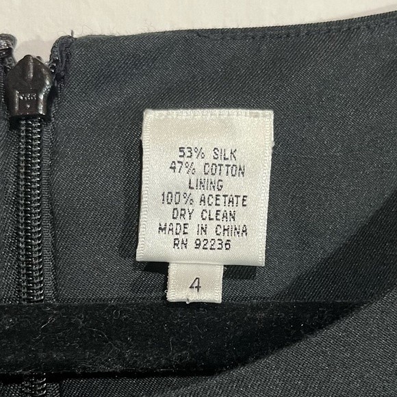 Vintage Caroline Kendrick Silk Blend Strapless Sheath Cocktail Dress Size 4 - Picture 7 of 7